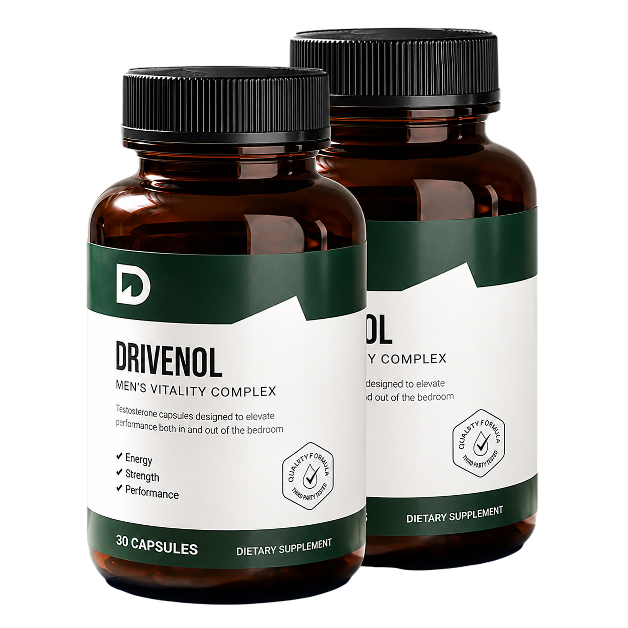 2 bottles of Drivenol Men's Vitality Complex